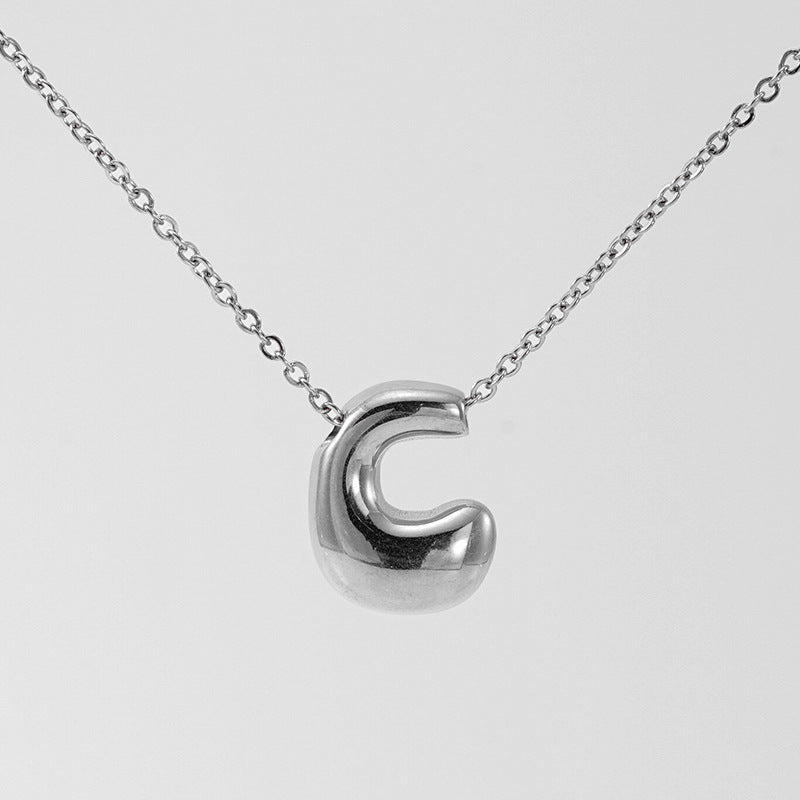 Collier lettre personnalisable